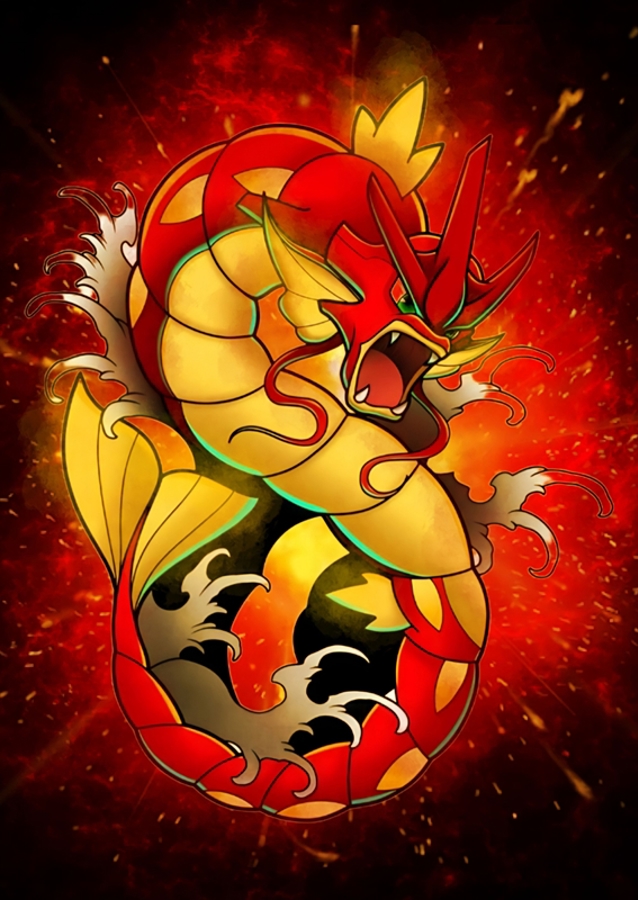 Red Gyarados - Pokemon