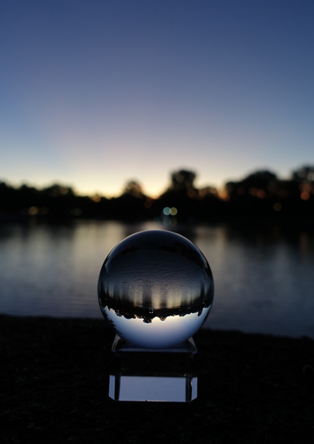 Morgenstimmung in Glaskugel!