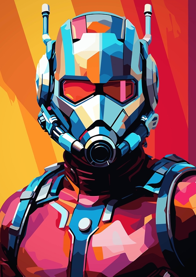 Antman Popart Marvel Hero