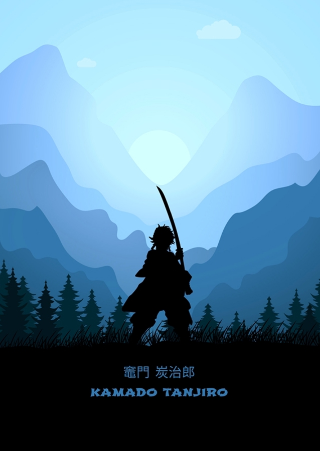 Kamado Tanjiro Silhouette
