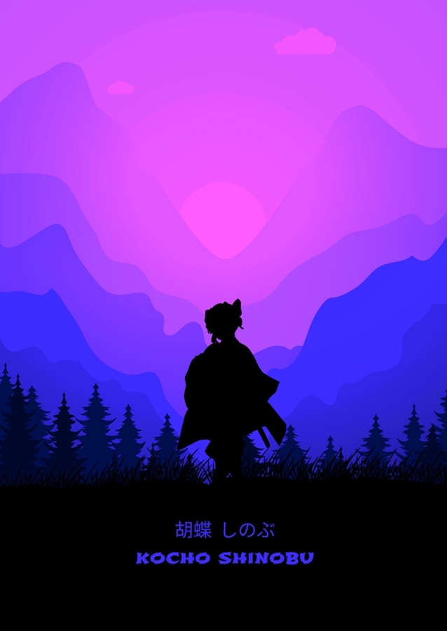 Kocho Shinobu Silhouette