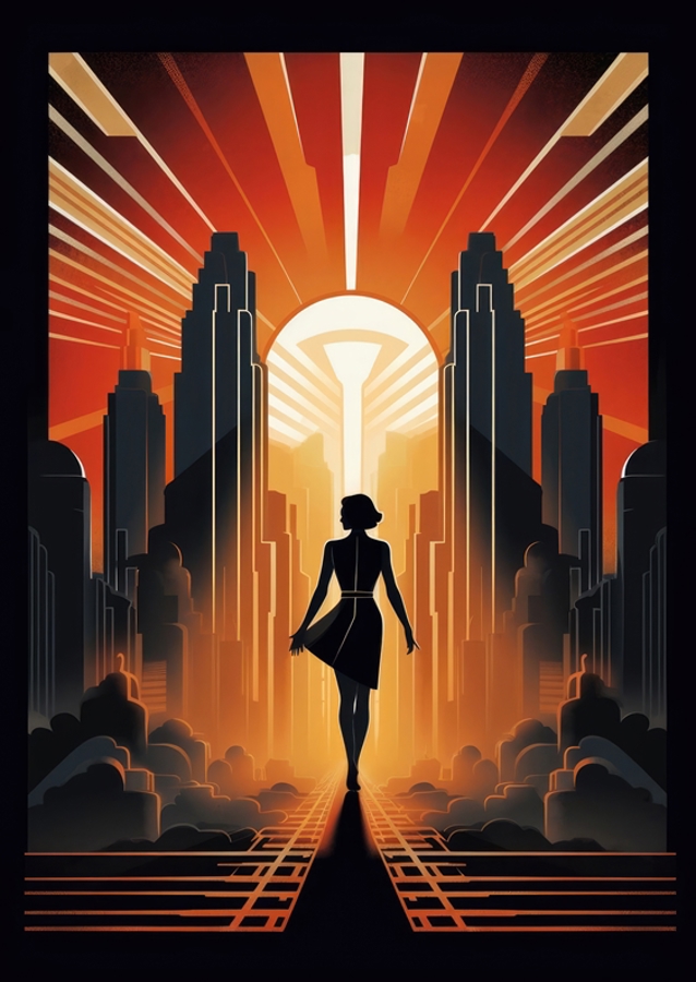 Art Deco Poster Print