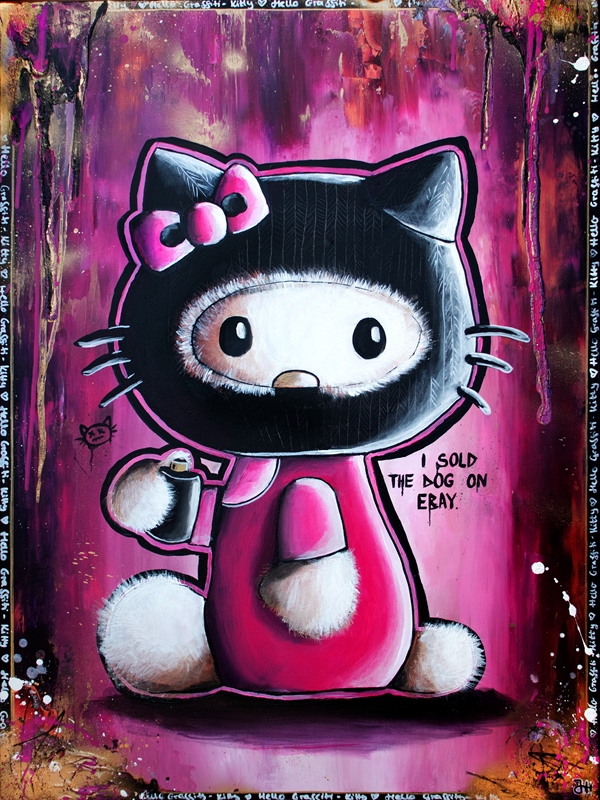 Hello Graffiti-Kitty posters & prints by Julia Hirschfeld - Printler