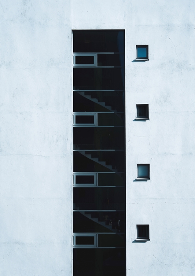 Symmetric white house