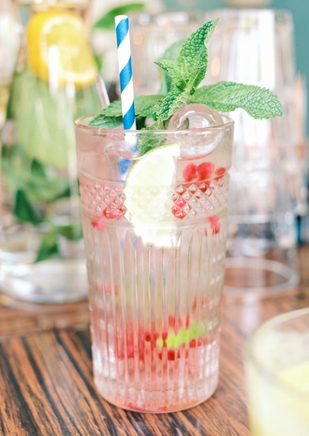 Glass of Fresh Fruit Lemonade