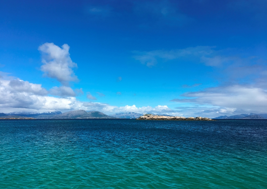 Sea view in Lofoten, Norway