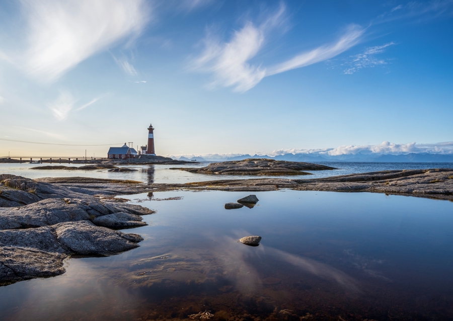 Lighthouse in before sunset