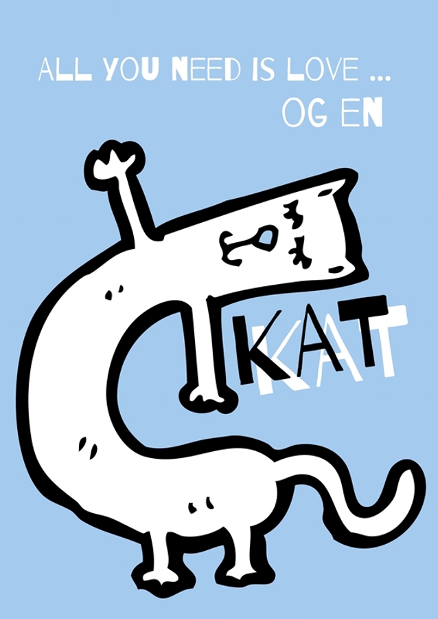 Tout ce dont tu as besoin, c’est d’amour, blå