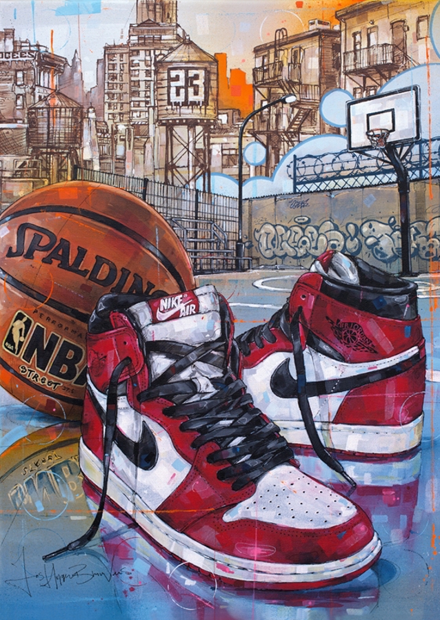 Pintura Air Jordan Basketball