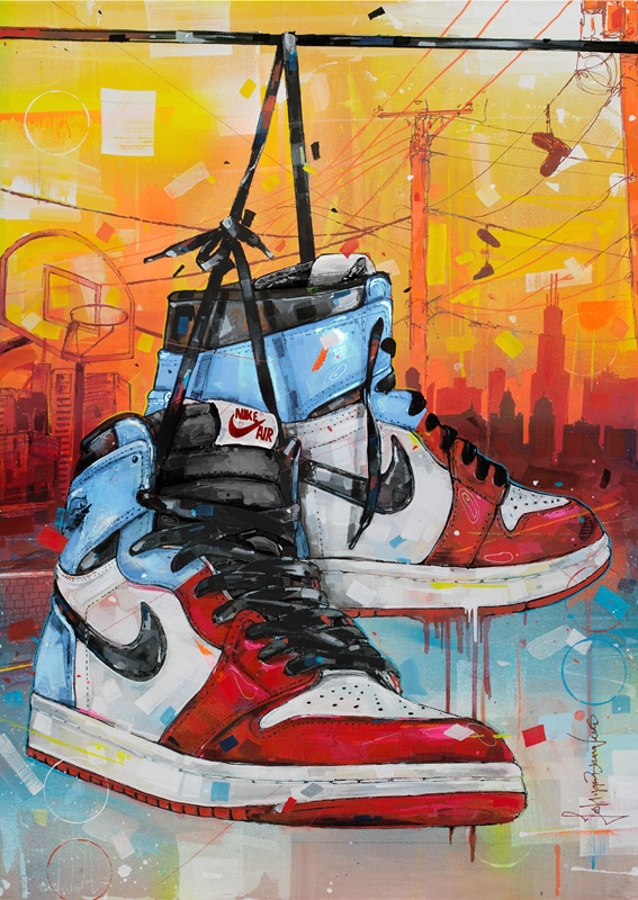 Air Jordan 1 Fearless UNC art