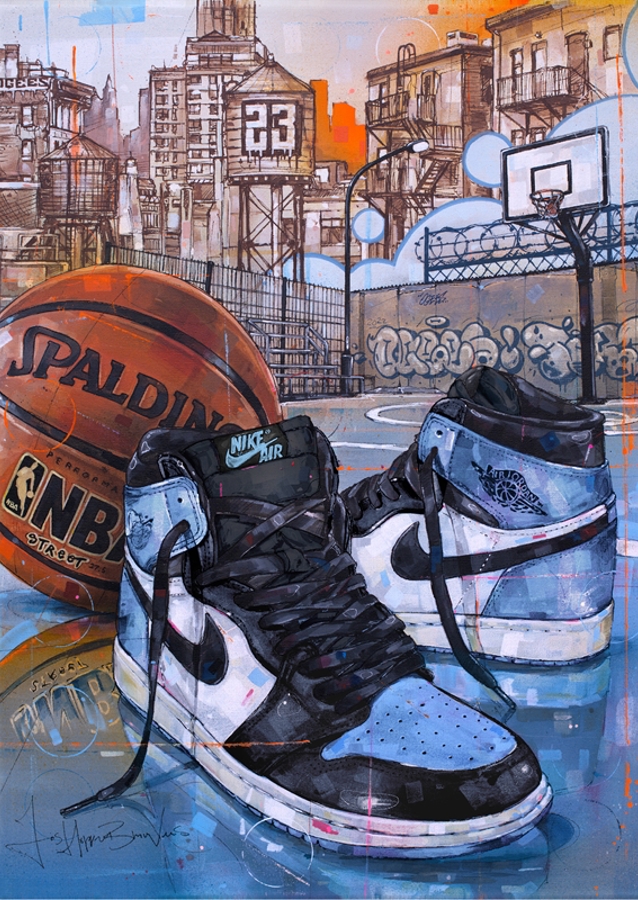 Pintura Nike air jordan 1