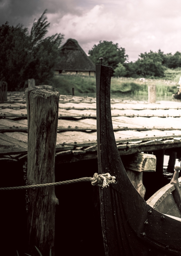 Vikingská loď v Dánsku