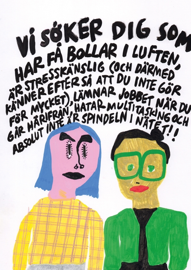 Utopische Stellenausschreibung