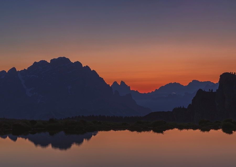 Sunrise at Passo di Giau