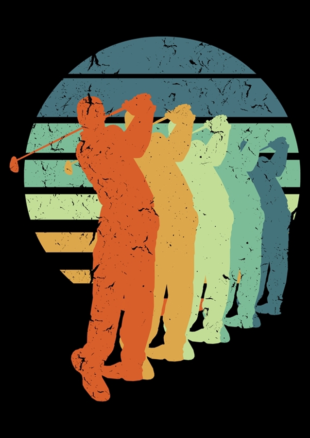 Golfer Vintage Golf Player