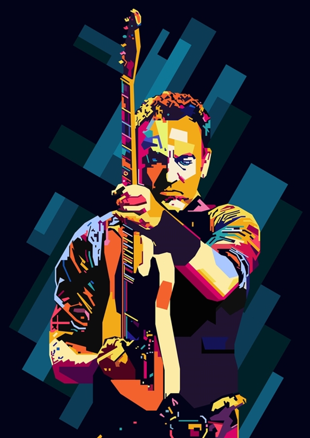 WPAP Bruce Springsteen Style