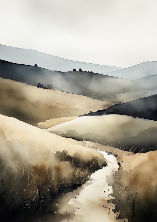 Watercolour Landscape 3