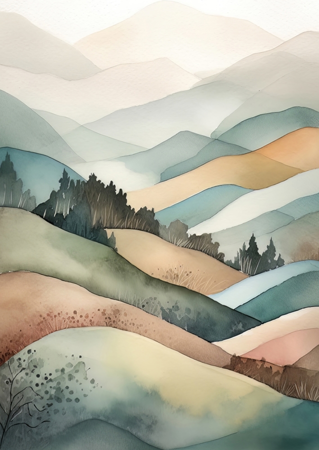 Watercolour Landscape 4