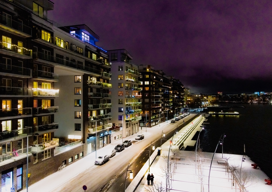 Hornsbergs Strand winter