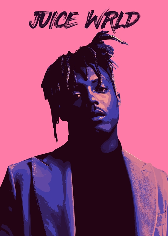 ポスター Juice Wrld poster Plakaty Juice Wrld Legends Never Die Album - Tylko 11,95
