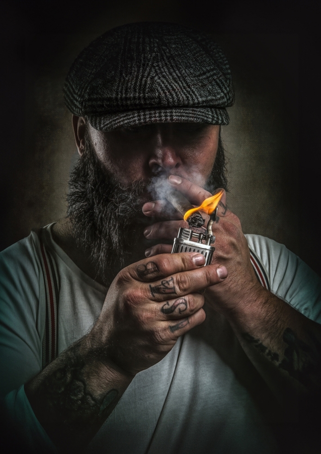 Cigar before the barber