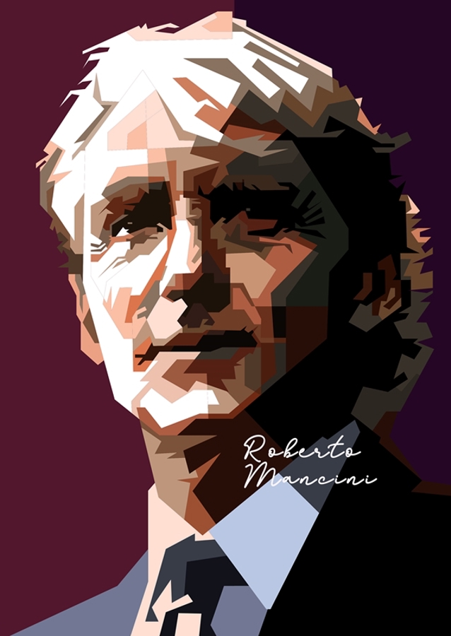 Roberto Mancini Retro Soccer