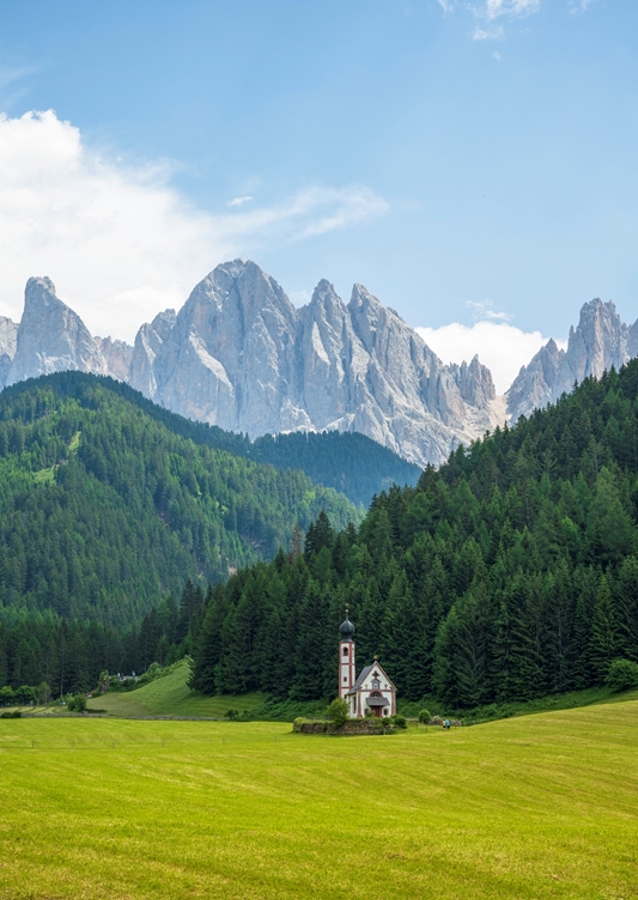 Church in the Dolomites