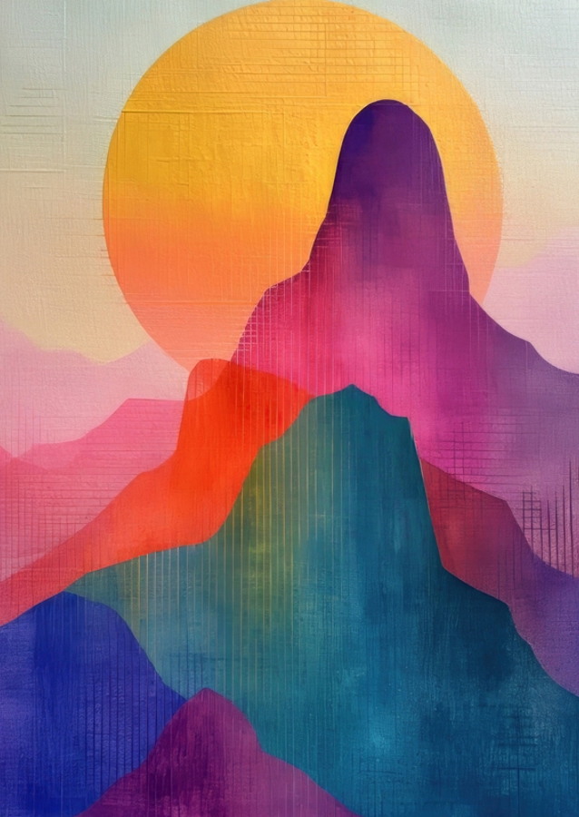 Bright Abstract Landscape 1