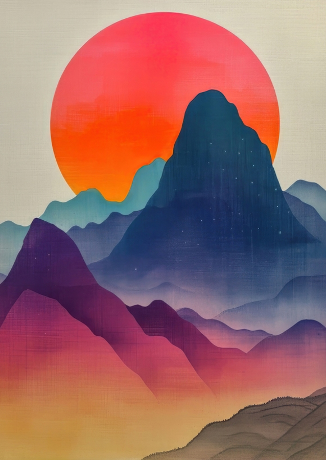 Bright Abstract Landscape 3