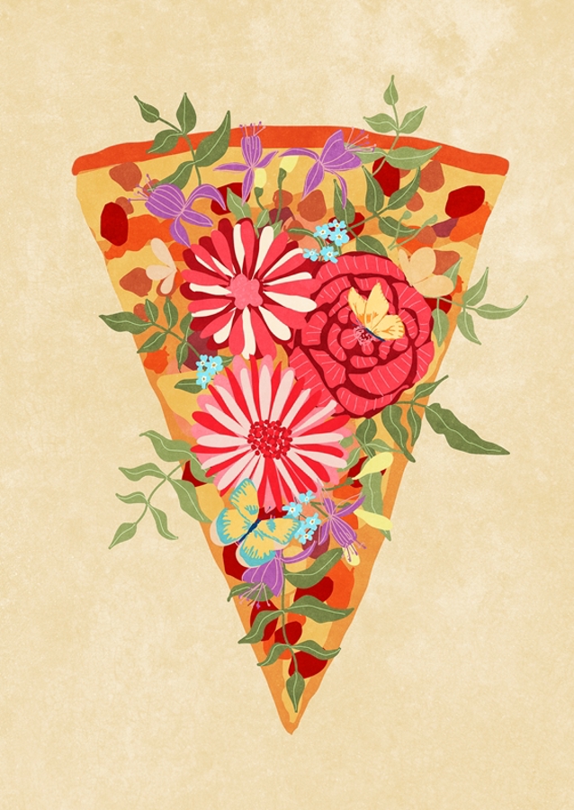 A Flower Pizza, per favore!