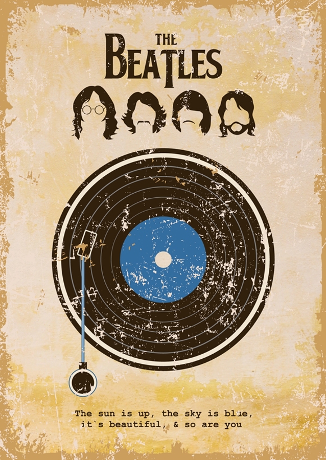 The Beatles vinyl record