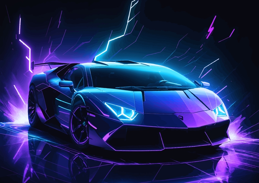 Lamborghini Neon