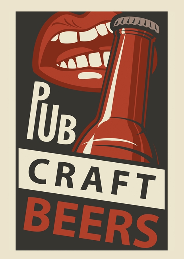 Bière artisanale de pub