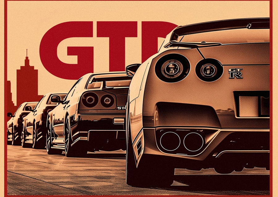 Car GTR Nissan R35.