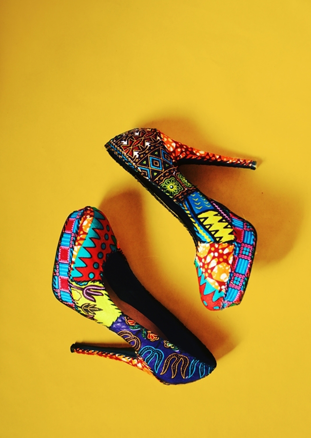 African Stiletto Shoes
