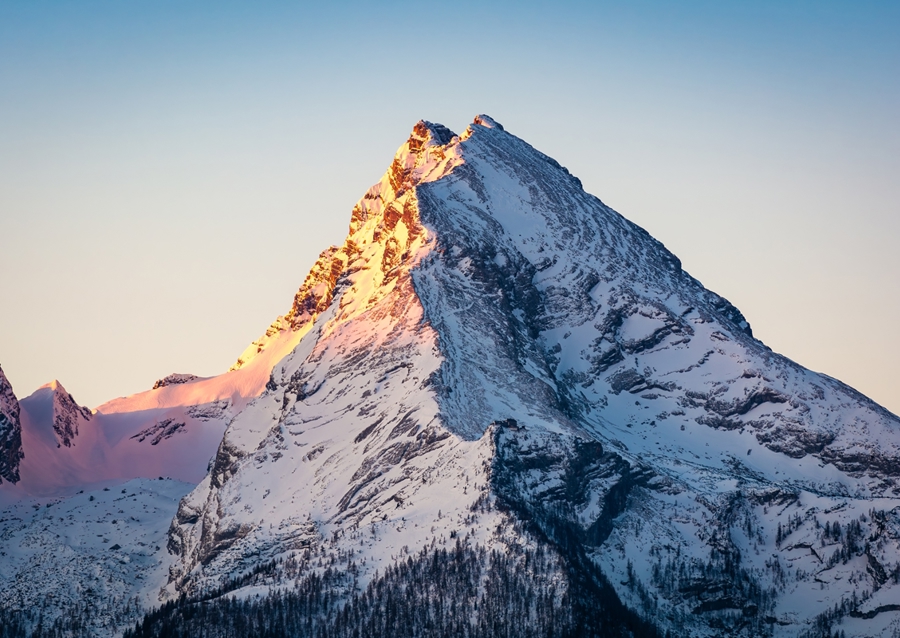 Watzmann Peak at Sunrise