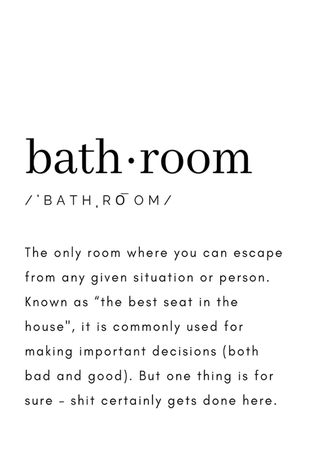 Bathroom Definition