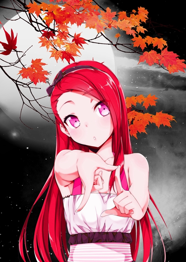 anime red haired girl