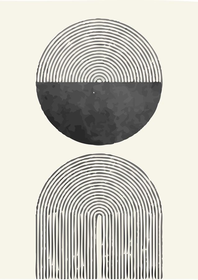 Geometric Minimalist Art