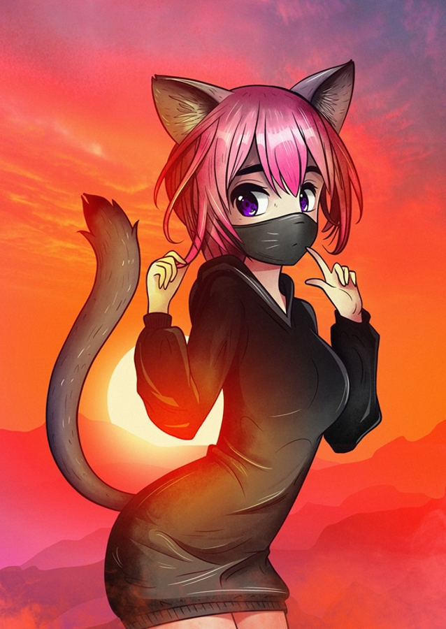 Neko Anime Girl