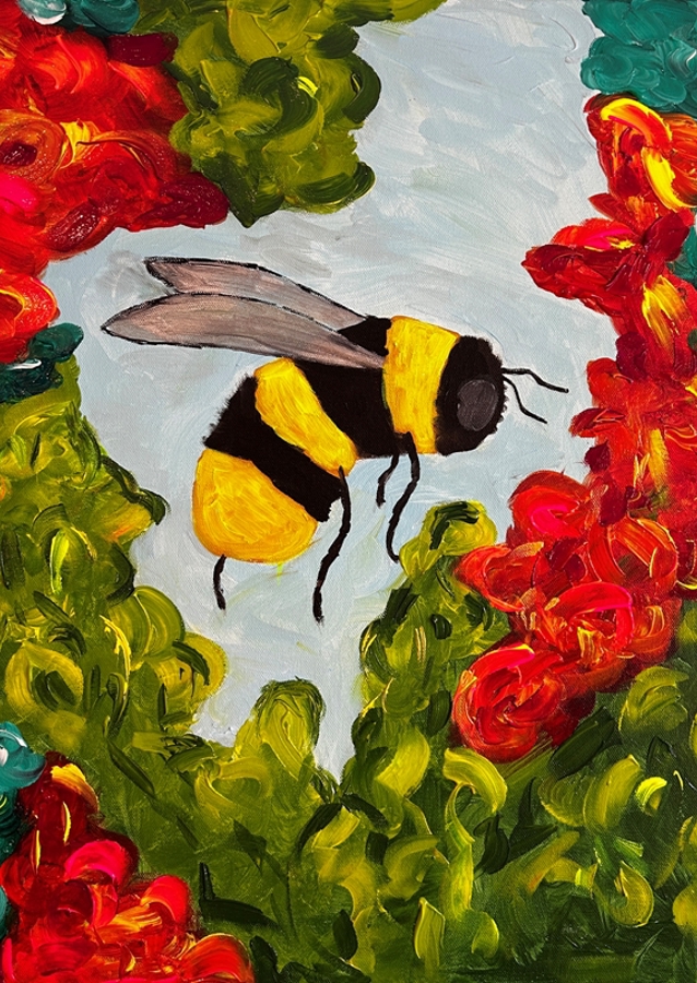 The flight of the bumble bee