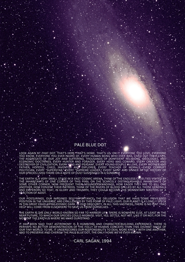 Blassblauer Punkt Sprache