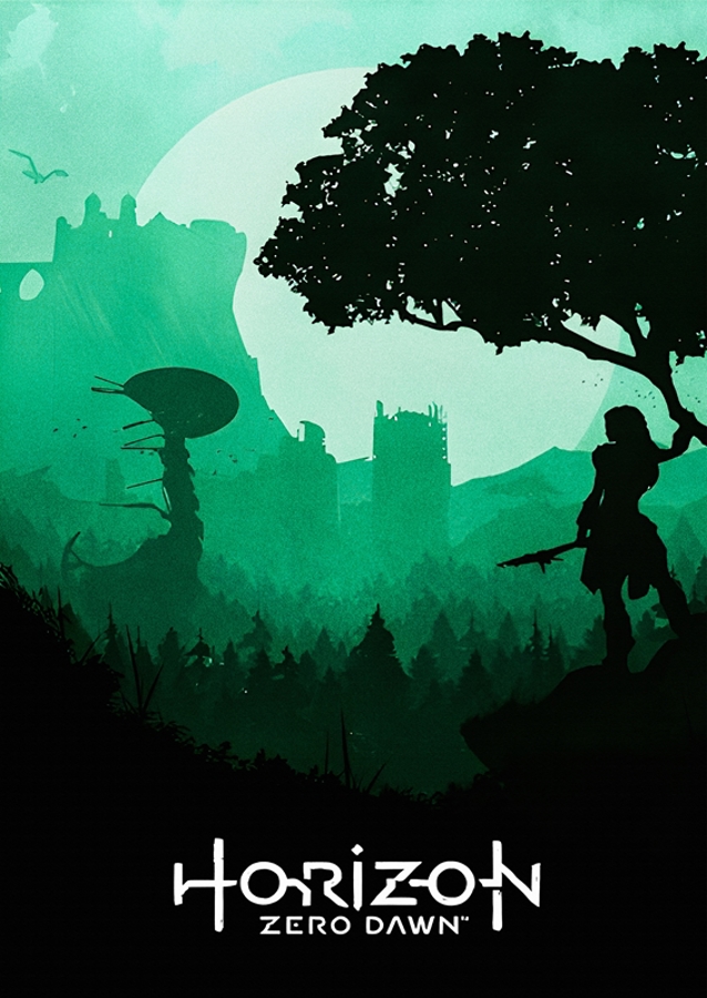 Horizon Zero Dawn Minimalistický