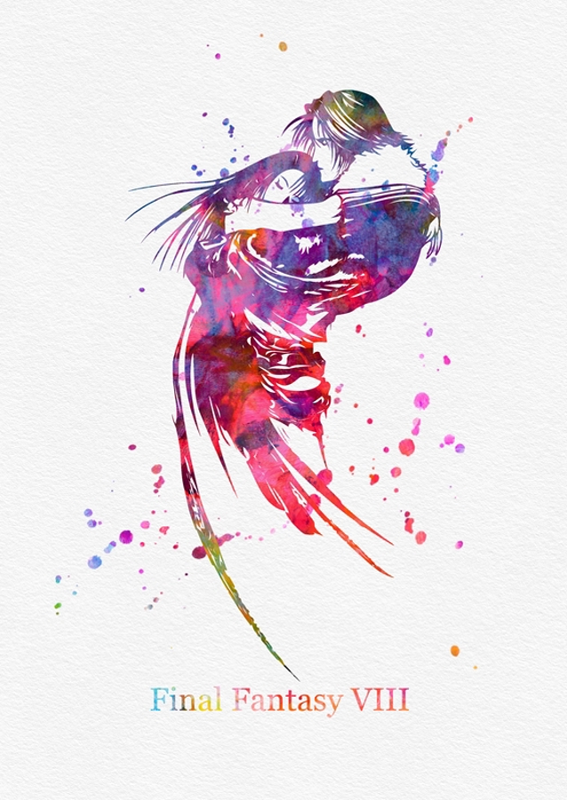 Final Fantasy VIII Akvarel