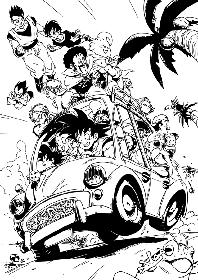 Dragon Ball Z Team - Manga