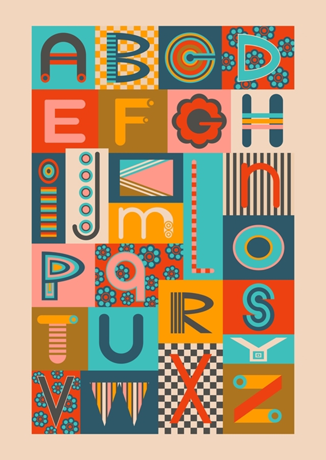 GEOMETRIC ABCs Alphabet Letter