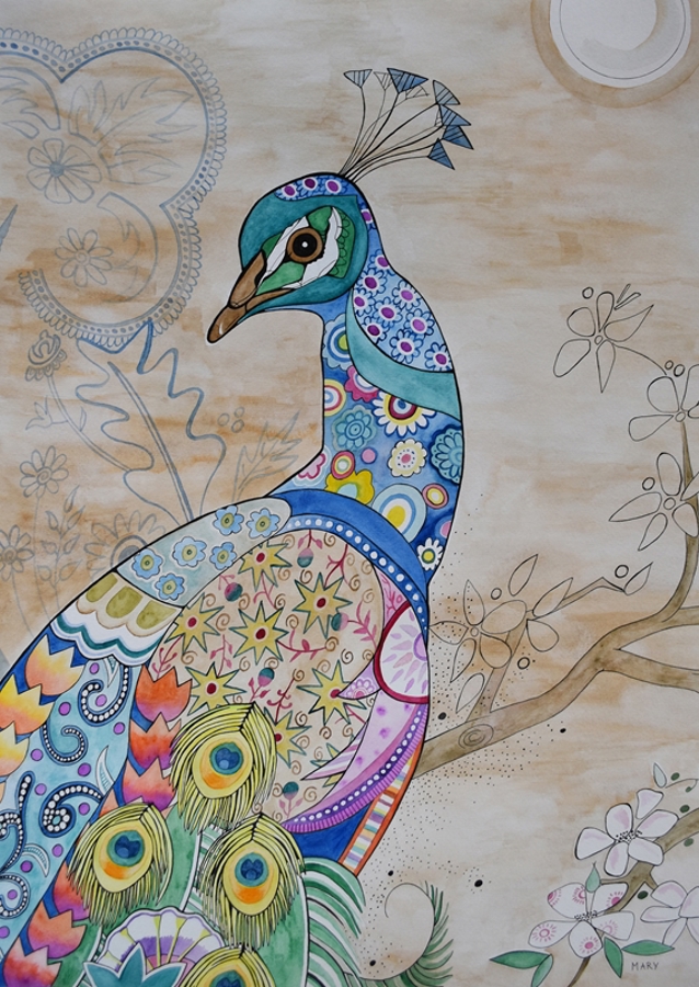 Den stolte påfuglen