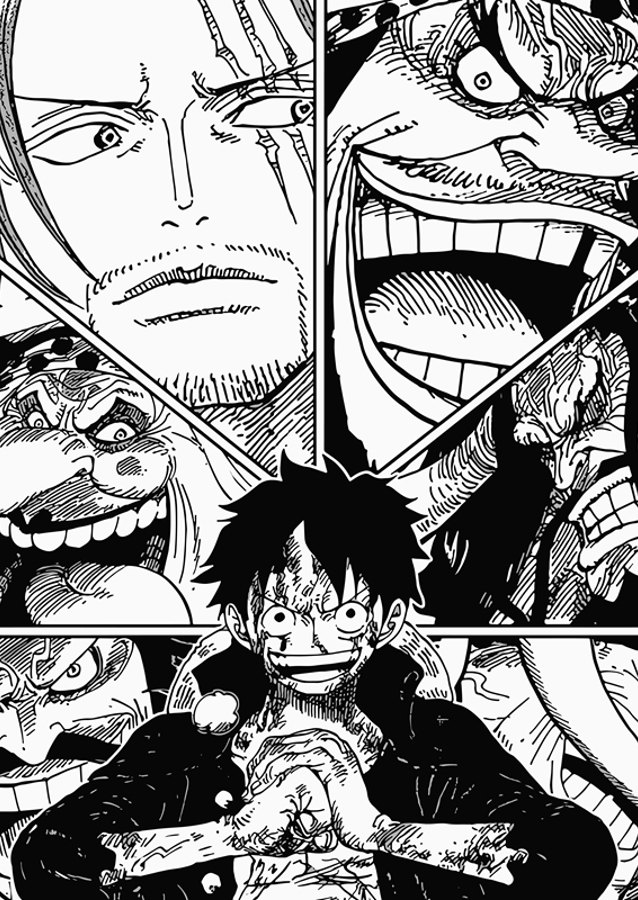 One Piece manga art