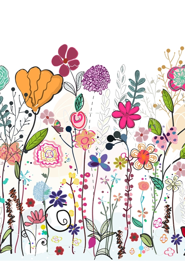 Colorful wildflowers 