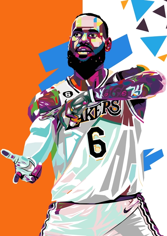 Lebron James Pop Art